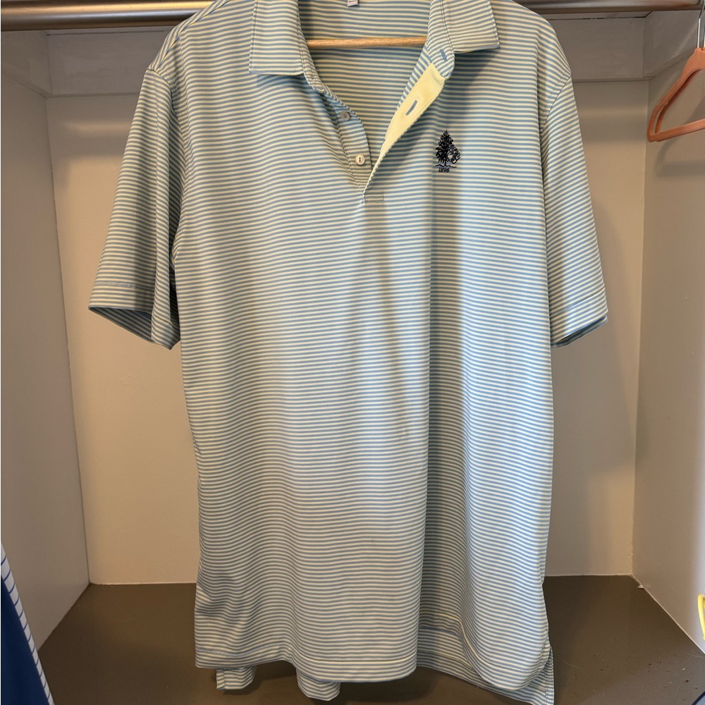 Peter Millar XL summer comfort Striped Polo Golf Shirt - Essex Fells CC